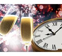 Xiyuekissu DIY 12x16 inch Diamond Art Kit - Modern New Year, Christmas, Festival, Party, Year Eve - Unisex Adults - Non-Foldable