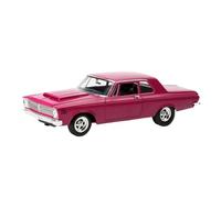 XIYUEYING 1 18 For 1965 Plymouth Pink Die-cast Alloy Car Model Hobby Collection Souvenir Ornaments Vehicles Kit