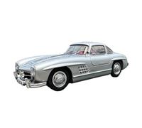 XIYUEYING 1:18 For 300SL Coupe Silver Red Interior Metal Model Classic Car For A Friend's Birthday Present Vehicles Kit