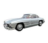 XIYUEYING 1:18 For 300SL Coupe Silver Red Interior Metal Model Kits Simulation Premium Collection Set Miniature Car ornaments models