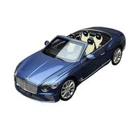 XIYUEYING 1:18 For Bentley Continental GT 2018 Car Model Send To A Friend Open-top Static Holiday Collection Vehicles Kit(Blue)