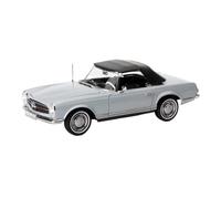 XIYUEYING 1:18 For Benz 230 SL 1963 Grey Classic Car Car Model Metal Material Send To A Friend Holiday Collection Vehicles Kit