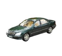 XIYUEYING 1:18 For Benz S55 AMG W220 Butterfly Run 2000 Vintage Car Model Static Display Collection Vehicles Kit(green)