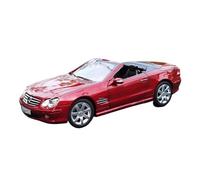 XIYUEYING 1:18 For Benz SL500 R230 Convertible Four-eye Peanut Light Car Model Static Display Classic Car Collection Vehicles Kit
