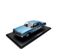XIYUEYING 1 18 For Dodge Monaco 1974 Simulation Alloy Static Car Model Fan Collection Garage Scene Ornaments Vehicles Kit(Blue)
