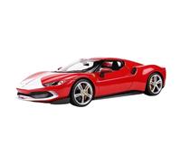 XIYUEYING 1 18 For Ferrari 296 GTB Alloy Simulation Sports Car Model Toy Red Decorated Desk 25CM Collection Souvenir Suitable For Men And Boys Vehicles Kit