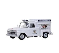 XIYUEYING 1 18 For Ford 1965 F-100 Pick-up Ice Cream Truck Alloy Car Model Emulation Car Model Collection Toy Motor Vehicles Toys