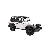 XIYUEYING 1 18 For JEEP Willys Wrangler Topless Static Die Cast Vehicles Collectible Model Car Toys Vehicles Kit(White)