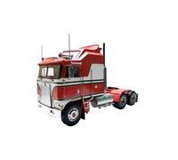 XIYUEYING 1 18 For Kenworth K100 Heavy Truck Tractor Alloy Car Model Metal Vehicle Ornaments Collections Vehicles Kit(Red)