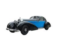 XIYUEYING 1 18 For Mercedes-Benz Classic Car 540K Type W24 Retro Alloy Model Children's Collection Of Ornaments Motor Vehicles Toys(Blue)