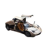 XIYUEYING 1 18 For Pagani Huayra Roadster Simulation Alloy Car Model Decorated Desk Champagne Collection Souvenir Men Boys Gift 25CM Motor Vehicles Toys