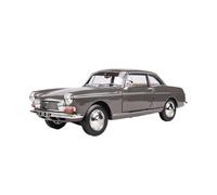 XIYUEYING 1:18 For Peugeot 404 1967 Cabriolt Coupe Alloy Model Car Collection Ornaments Adult Boy Hobby Souvenir Vehicles Kit(Grey)