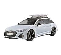 XIYUEYING 1:18 For RS6 Avant High Simulation Alloy Car Model Toys Diecast Toys For Kids Miniature Car ornaments models(White)