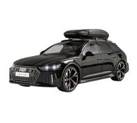 XIYUEYING 1:18 For RS6 Avant High Simulation Alloy Car Model Toys Diecast Toys For Kids Miniature Car ornaments models(Black)