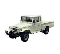 XIYUEYING 1:18 For Toyota Land Cruiser LC40 Pickup Land Cruiser Off-road Vehicle Car Model Static Display Collection Vehicles Kit(White)