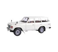 XIYUEYING 1 18 For Toyota Rand Land Cruiser LC60 Alloy Car Model Desktop Decoration Collection Display Vehicles Kit(White)