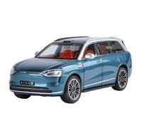 XIYUEYING 1:24 For AITO Ask The World M9 Alloy Model Simulation Alloy Off-road Car 21CM Blue Decorated Desk To Commemorate The Boys Vehicles Kit(Blue)