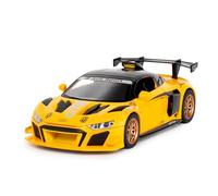 XIYUEYING 1:24 For Audi R8 LMS GT2 Race Track Version Diecast Metal Model Sports Car Pull Back Car Model Vehicles Kit(A)