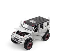 XIYUEYING 1/24 For Benz G500 4x4 Alloy Off-Road Toy Vehicle Collection Display Diecast Car Model Vehicles Kit(Silver)