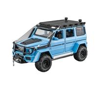 XIYUEYING 1:24 For Benz G550 Adventure 4X4 Alloy Cast Toy Car Model Sound And Light Toy Collectibles Vehicles Kit(Blue)