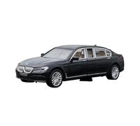 XIYUEYING 1:24 For BMW 760Li Alloy With Sound Light Simulation Collection Miniature Car Model Children Boy Toy Vehicles Kit(Black)