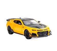 XIYUEYING 1 24 For Cast Camaro Sports Zinc Alloy Cast Metal Die Casting Car Model Toys Vehicles Toys(Yellow)
