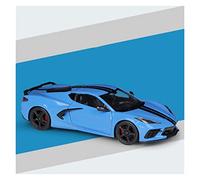 XIYUEYING 1:24 For Corvette Stingray Coupe 2020 Children's Toy Gift Metal Diecast Model Car Decoration Vehicles Kit(Blue)