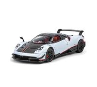 XIYUEYING 1:24 For Huayra BC Alloy Car Model With Sound Light Collection Children Toy Vehicle Decor Diecast Voiture Vehicles Kit(White)