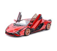 XIYUEYING 1 24 For Lamborghini Sian FKP 37 Static Die Cast Vehicles Collectible Model Car Toys Vehicles Toys(Red)