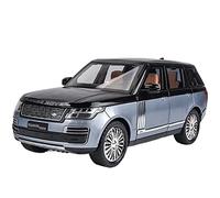 XIYUEYING 1 24 For Land Rover Range Rover 2022 SUV Alloy Die-cast Finished Model Car Sound And Light Toy Car Vehicles Kit(Blue)