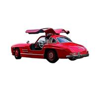 XIYUEYING 1 24 For Mercedes Benz 300SL Die-cast Metal Pullback Car Model Vehicles Toys(Red)