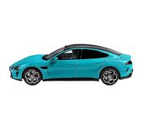 XIYUEYING 1 24 For Mi SU7 Alloy Car Model 21CM Decorated Desk High-end Collection Display Souvenir Boys Men's Gift Blue Motor Vehicles Toys