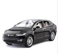 XIYUEYING 1 24 For Tesla X90 Alloy Die-cast Car Model Sound And Light Pull Back Gull-wing Door Fully Open Vehicles Kit(D)