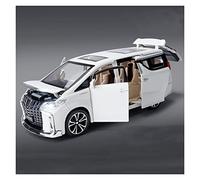 XIYUEYING 1/24 For Toyota Alphard MPV Luxury Alloy Toy Vehicle Collection Display Diecast Car Model Vehicles Kit(Wit)