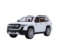 XIYUEYING 1:24 For Toyota LAND CRUISER GR Sport Alloy Toy Car Model Sound And Light Pull Back Collection Kid Toy Vehicles Kit(White)