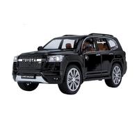 XIYUEYING 1:24 For Toyota LAND CRUISER GR Sport Alloy Toy Car Model Sound And Light Pull Back Collection Kid Toy Vehicles Kit(Black)