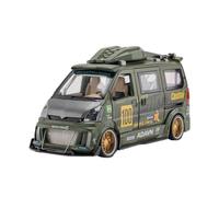 XIYUEYING 1:24 For WULING HONGGUANG Van Modified Version Diecast Metal Model Car Sound Light Pull Back Car Model Vehicles Kit(A)