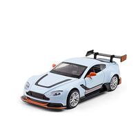 XIYUEYING 1/32 For Aston Martin Vantage GT3 Luxury Sports Car Model Metal Diecast With Sound & Light Vehicles Kit(Blue)
