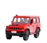 XIYUEYING 1/32 For BJ80 Alloy Car Model Toy Chinese Dongfeng Warriors SUV Car Models Toys Vehicles Kit(Red)