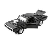 XIYUEYING 1:32 For Dodge Charger Diecast Pullback Muscle Car Model With Light Sound Miniature Kid Boy Xmas Toy Vehicles Kit(Black)