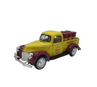 XIYUEYING 1 32 For Farbs Shell Oil Vintage Pickup Truck Model 1940 Simulation Metal Vehicle Ornaments Collections Vehicles Kit