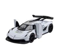 XIYUEYING 1 32 For Koenigsegg Jesko Supercar Alloy Car Model Pull Back Car Model With Sound And Light Motor Vehicles Toys(C)