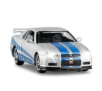 XIYUEYING 1 32 For Nissan-R34 Casting Car Model Children's Pullback Toy Vehicles Kit
