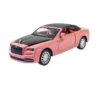 XIYUEYING 1:32 For Rolls Royce Dawn Alloy Diecast Car Model Sound & Light Collect Display Home Ornament Vehicles Kit(Pink)