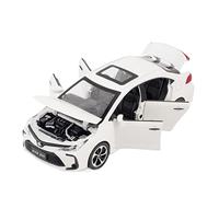 XIYUEYING 1 32 For Toyota Corolla Hybrid Casting Car Model Children's Pullback Toy Vehicles Kit(White)