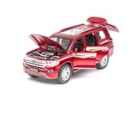 XIYUEYING 1:32 For TOYOTA LAND CRUISER SUV Car Model Alloy Die Cast Cars Favorites Gift Kids Toys Cars Vehicles Kit(Red)
