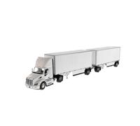 XIYUEYING 1:50 For Truck 579 SINGLE AXLE WITH2 WABASH Skeleton Trailer Model Alloy Car Model Metal Vehicle Toy Motor Vehicles Toys