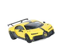 XIYUEYING 1 64 For Bugatti Chiron Pur Yellow Alloy Car Model Simulation Vehicles Adult Collection Ornament Motor Vehicles Toys