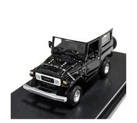 XIYUEYING 1 64 For Land Cruiser FJ40 Black Die-cast Alloy Static Car Model Off-road Vehicle Ornament Vehicles Kit(Black)