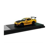 XIYUEYING 1:64 For Mazda Amemiya Yellow Diecast Model Car Collection Of Miniature Replica Displays Vehicles Kit